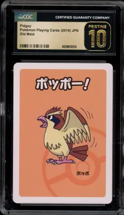 Pokemon Old Maid Pidgey Japanese CGC 10 Pristine - Image 1