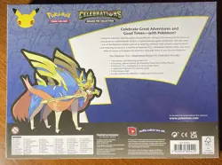 Pokemon TCG Celebrations 25th Anniversary Zacian Deluxe Pin Collection Box - Image 3