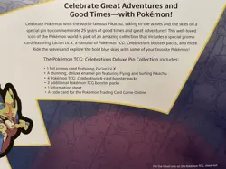 Pokemon TCG Celebrations 25th Anniversary Zacian Deluxe Pin Collection Box - Image 4