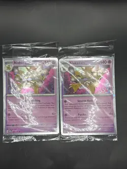 Pokemon - Alakazam Cosmos Holo - 082/167 - SV Twilight Masquerade - Promo x2 - Image 1