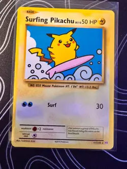 Pokemon TCG Pokemon Surfing Pikachu Pikachu Secret Rare Regular nm - Image 1