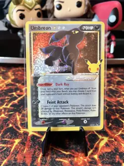 Pokemon - Umbreon - 17/17 - 25th Anniversary Gold Star - Image 2