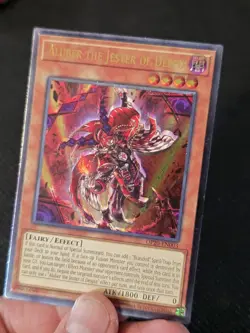 YGO Aluber the Jester of Despia Ultimate Rare MISPRINT FOIL SHIFT OP20-EN003 (B) - Image 3