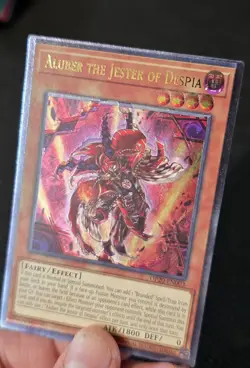 YGO Aluber the Jester of Despia Ultimate Rare MISPRINT FOIL SHIFT OP20-EN003 (B) - Image 4