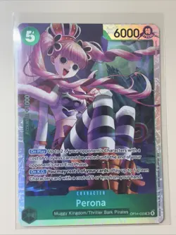 The Azure Sea's Seven Perona #OP14-033 Super Rare - Image 1
