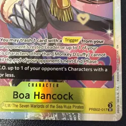 Boa Hancock - PRB02-017 - The Best Premium Booster Vol. SR One Piece TCG - Image 5