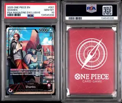 PSA GEM MINT 10 Shanks (2025 PSA Magazine Promo) OP09-001 One Piece Promotion - Image 3