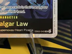 Trafalgar Law EB02-045 Extra Booster: Anime 25th Collection Foil One Piece CCG - Image 3