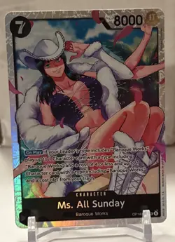 One Piece TCG - English Ms. All Sunday (OP14-084) SR Foil - Image 1