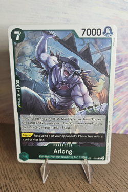 Arlong OP11-023 R Foil One Piece A Fist of Divine Speed NM - Image 1