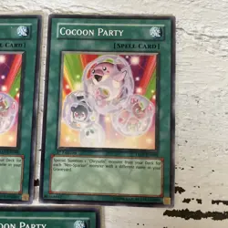 Lot Of 3 Cocoon Party - TAEV-EN048 - 1st Edition YuGiOh Cards Amazing Condition - Image 4