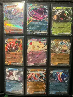 Pokemon Card Lot W/ Ex’s, Vmax, Art Rares JP & English Lot In Vaultx Binder - Image 5