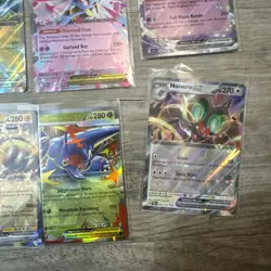 2025 Pokemon Card Lot x14 double rare ex phantasmal flames journey together etc - Image 5