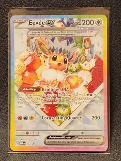 Eevee ex - Promo SV: Scarlet & Violet Black Star Promo Cards 174 NM - Image 1