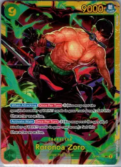 Roronoa Zoro OP06-118 SEC English Wings of the Captain - One Piece Card - NM - Image 1
