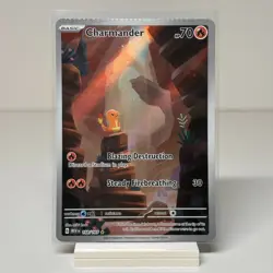 Charmander - 168/165 - Illustration Rare - 151 - Pokemon TCG - CRIMP ERROR CARD - Image 1