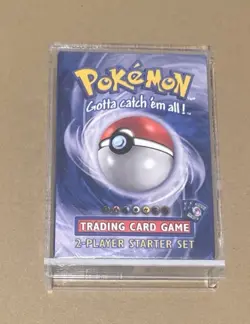 Pokemon 6057 2-Player Card Game Starter Set Factory Sealed & Hard Acrylic Case - Image 1