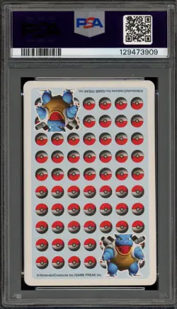 Pokemon Stadium Blue Playing Cards Nidoran (Female) Jack of Diamonds PSA 7 - Image 2