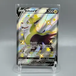 Boltund V SWSH085 Shining Fates Black Star Promo Pokemon Card NM - Image 1