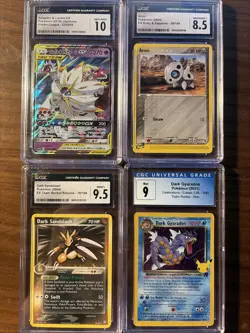 LOT OF 4 ULTRA RARE GRADED CARDS CGC Way Before Market Great Deal Pokemon - Image 1