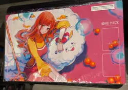 One Piece Official Nami & Zeus Playmat ONLY (NO Card) - BANDAI CARD GAMES Fest - Image 1