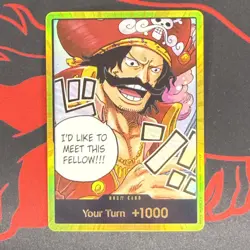 DON!! Card (Gol.D.Roger) (Gold) Carrying On His Will Foil - Image 1