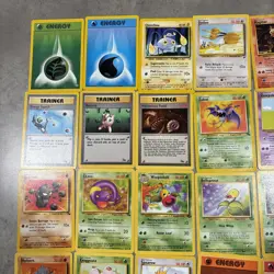 Original Vintage Pokemon - 45 Card LOT - Uncommon and Common (1995, 96,98) WoTC - Image 2