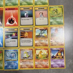 Original Vintage Pokemon - 45 Card LOT - Uncommon and Common (1995, 96,98) WoTC - Image 5