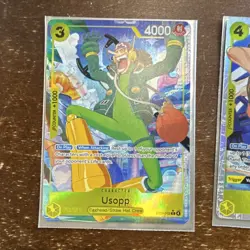 Bandai One Piece Card Game Egghead Holo Character Lot Usopp Sanji Roronoa Zoro - Image 2