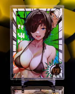 Himeno Chainsaw Man UR Chainsaw Man 2 Premium Gold Foil Card Anime CCG Waifu - Image 1