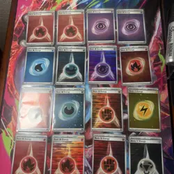 Pokemon TCG 16 Card Holo Energy Lot Nm Sleeved Collection E2 - Image 1