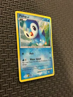 Pokemon TCG Piplup DP03 Diamond & Pearl Promo Holo Rare Card MP - Image 2