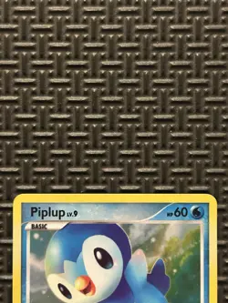 Pokemon TCG Piplup DP03 Diamond & Pearl Promo Holo Rare Card MP - Image 4