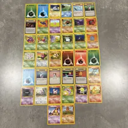 Original Vintage Pokemon - 38 Card LOT - Uncommon and Common (1995, 96,98) WoTC - Image 1