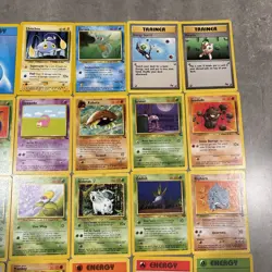 Original Vintage Pokemon - 38 Card LOT - Uncommon and Common (1995, 96,98) WoTC - Image 3