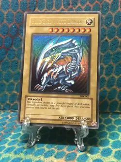 Blue-Eyes White Dragon SDK & LOB-001 Yu-Gi-Oh Ultra Rare Holo Unlimited 3 Cards! - Image 2