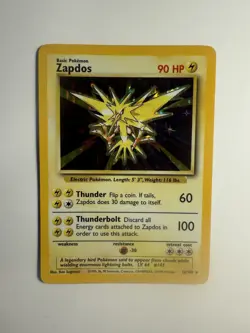 1999 Pokemon Zapdos - Lot of 2 Holo Cards, 16/102 & Fossil 15/62 - Image 2