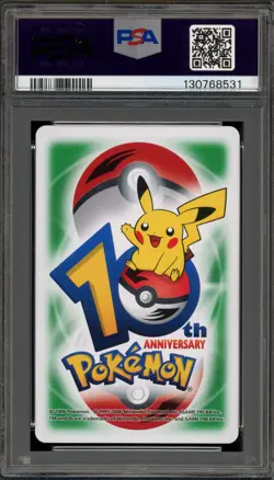 Pokemon 10th Ann. Playing Cards Abra/Alakazam/Kadabra Green 3 of Clubs PSA 9 - Image 2
