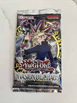 Yu-Gi-Oh Cards Invasion of Chaos 25th Anniversary Booster Pack NEW & SEALED!!! 83717885146 - Image 1