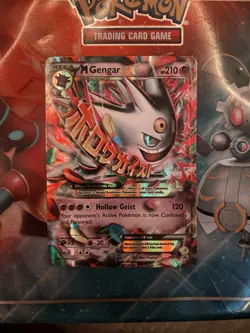 Pokemon TCG M Gengar EX Black Star Promo Shiny Holo Card Great Condition - Image 2