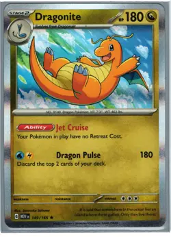 Dragonite 149/165 Sv: Scarlet & Violet 151 Holo Rare Pokemon TCG Card - Image 1