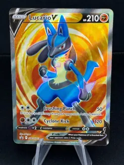Lucario V - Promo Holo SWSH: Sword & Shield Promo Cards SWSH213 NM Pokemon TCG - Image 1
