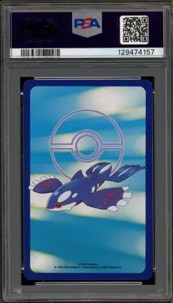 Pokemon Sapphire Playing Cards Sharpedo Jack of Spades PSA 6 - Image 2