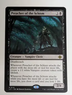MTG - Preacher of the Schism - LCI - R - 113 - Image 1