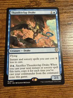 MTG Magic The Gathering Thunderclap Drake - Image 1