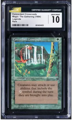 Magic: The Gathering Concordant Crossroads Legends CGC 10 - Image 1