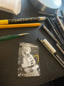 Sol Ring Hand Drawn Altered Art MTG Anime Magic Gathering Frieren Full Art - Image 4