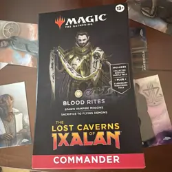 The Lost Caverns of Ixalan Commander Deck - Blood Rites MTG Brand New Sealed - Image 1