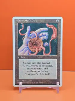 🟤🟤🟤 1995 MAGIC The Gathering NEVINYRRALS DISK 4TH EDITION HEAVY PLAYED 🟤🟤🟤 - Image 1