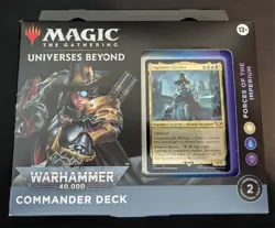 Forces of the Imperium Commander Deck MTG Warhammer 40,000 - Image 1